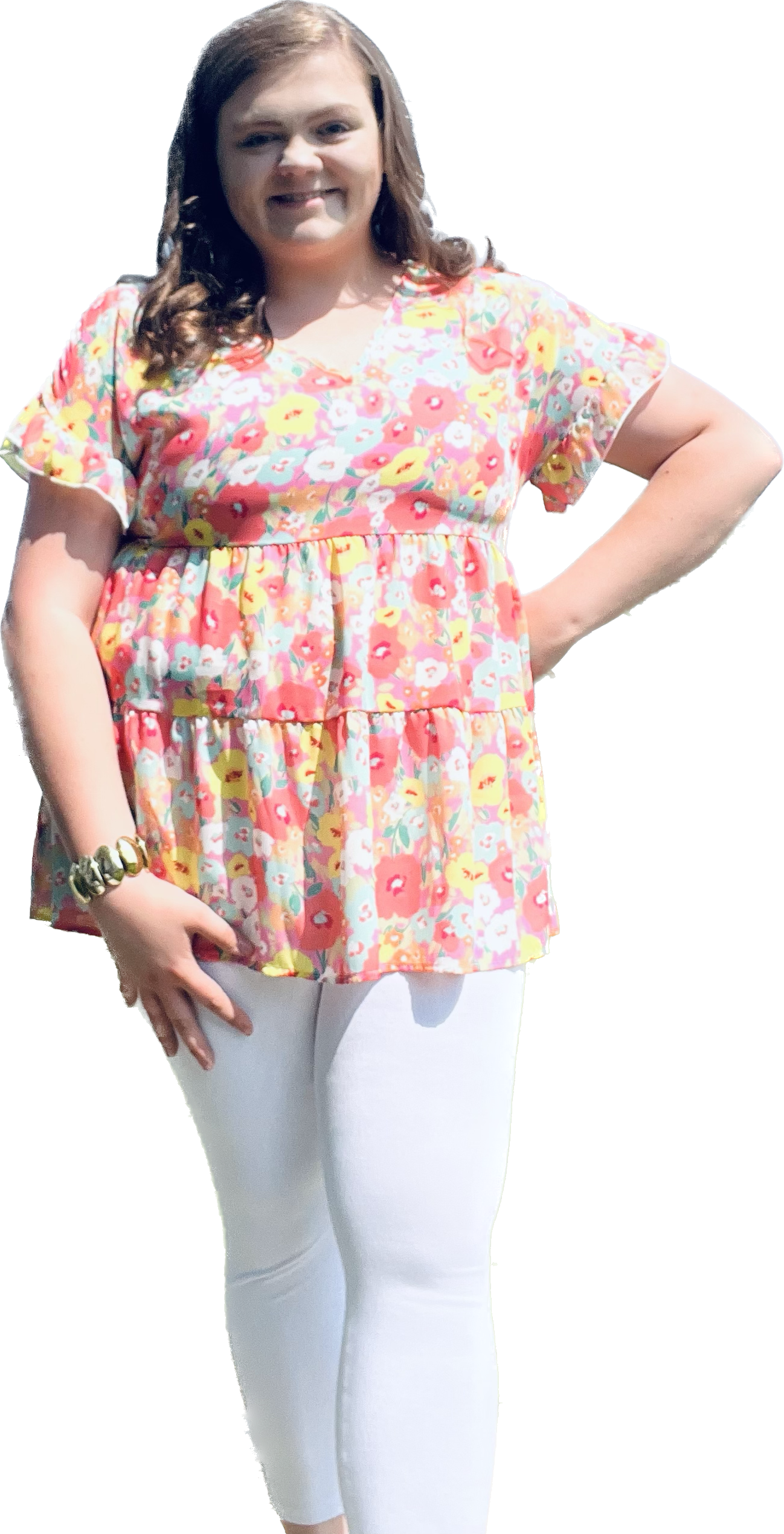 Floral babe tunic