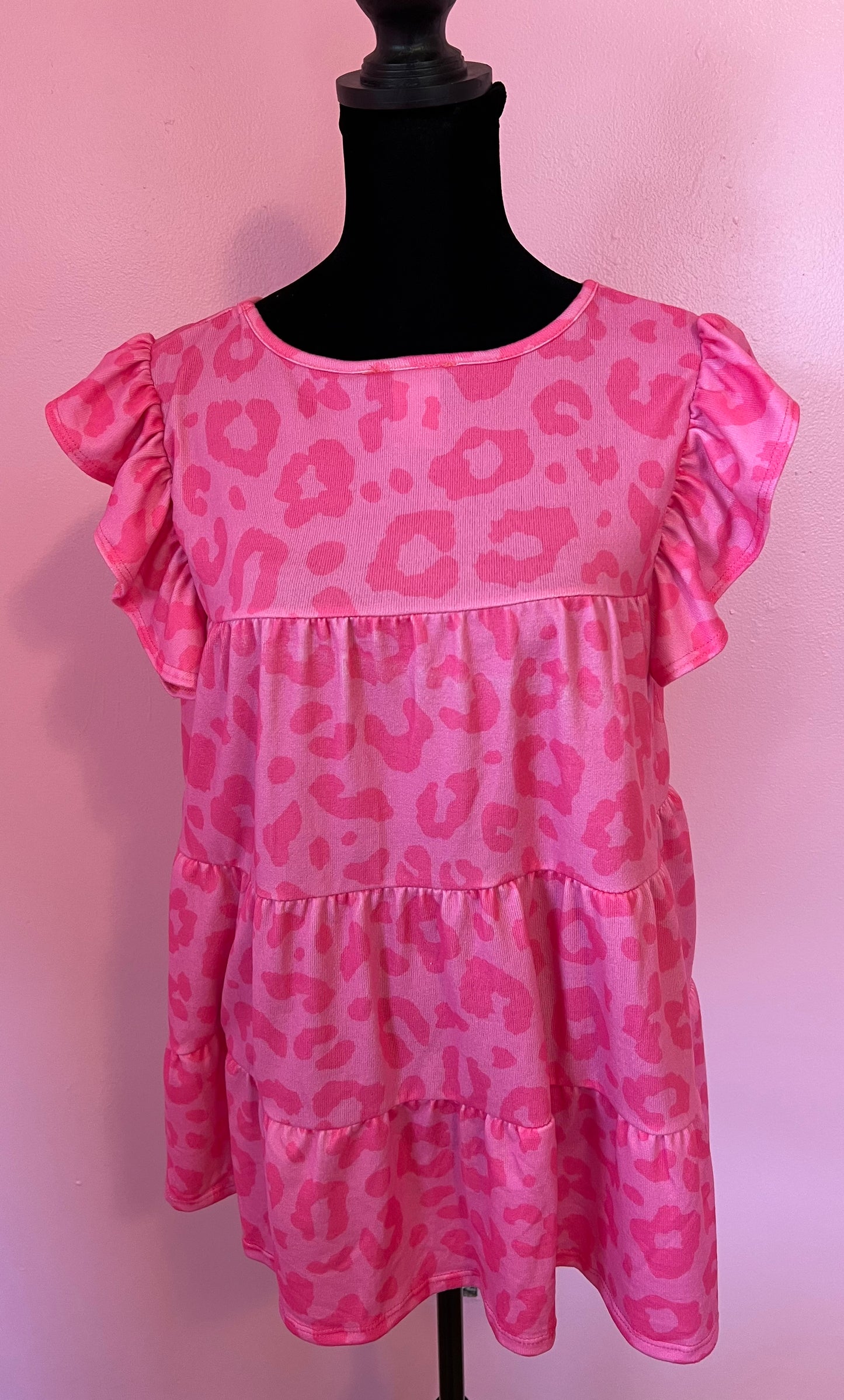 Fuchsia Animal Print Top