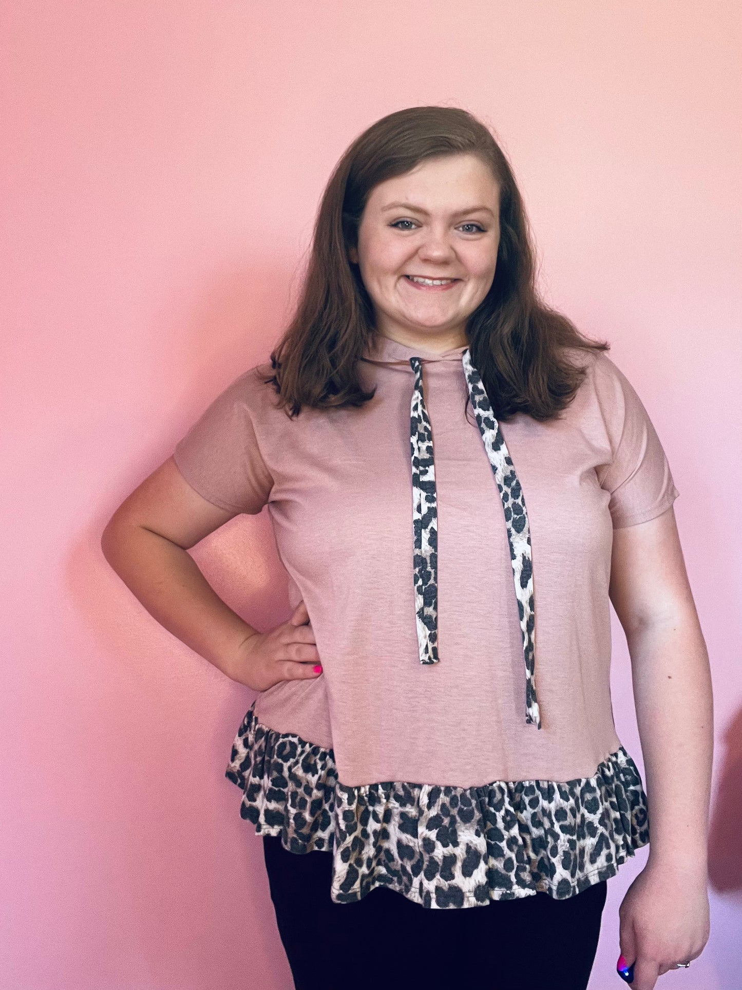 Hooded Blush and Cheetah Combo