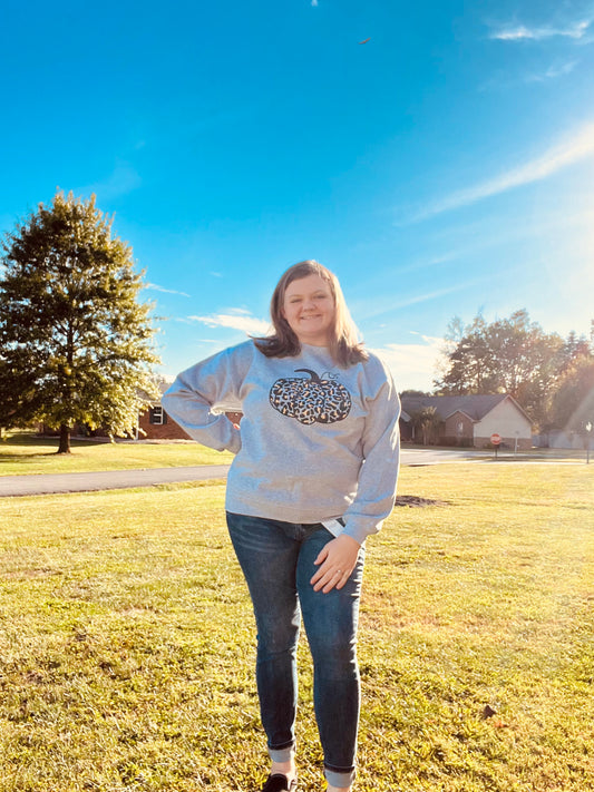 Cheetah Pumpkin Sweatshirt
