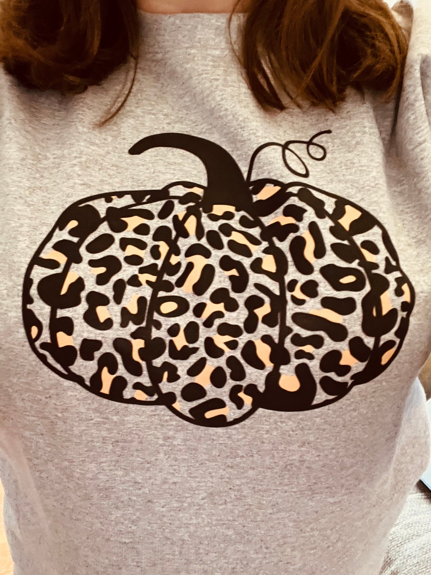 Cheetah Pumpkin Sweatshirt